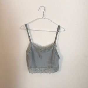 Silk crop top